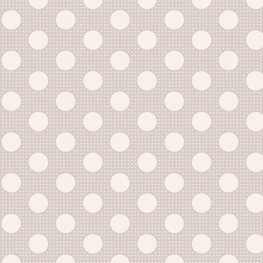 Tilda Chambray Medium Dots Light Grey
