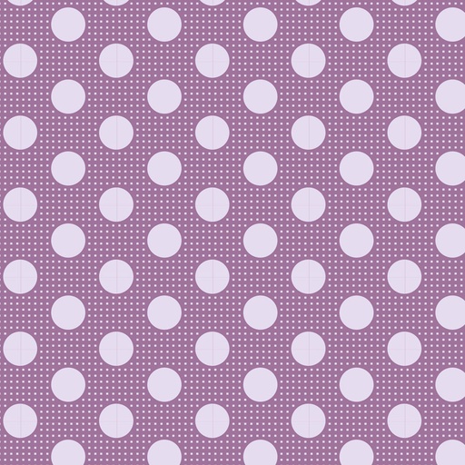 Tilda Chambray Medium Dots Lilac