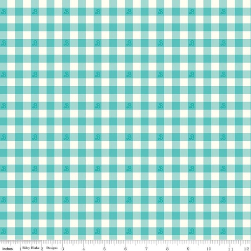 Barbie World Barbie Gingham Teal
