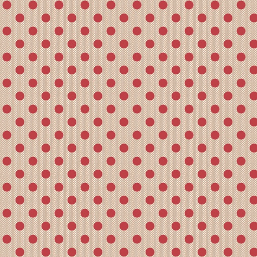 Tilda Creating Memories Polkadot Red 160085
