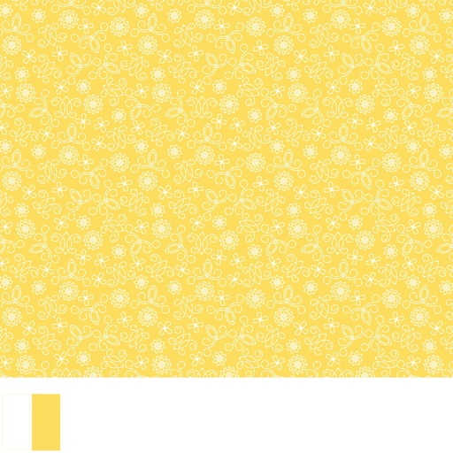 [17105-03] Among the Wildflowers Tin Lantern Buttercup