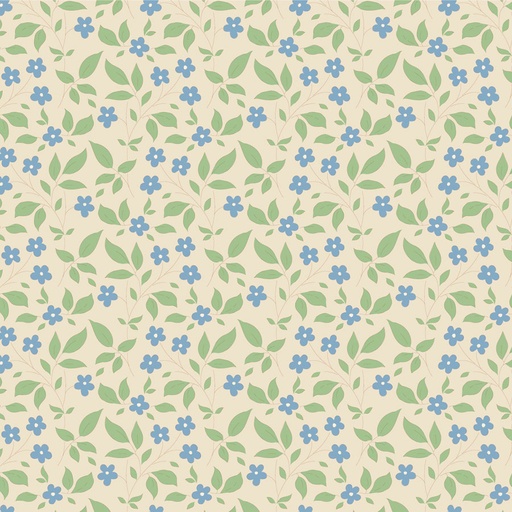 [110116] Tilda Sunday Brunch Tipsy Cream Blue