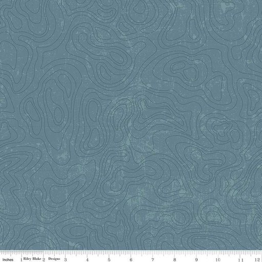 [C13293BLUE] National Parks Topographic Blue