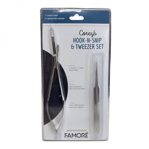 [FAM-CHNSTS] Corey's Hook-N-Snip & Tweezer Set