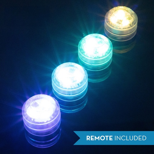 [REALIGHTSMWR] Multi Color Remote Control Tea Lights