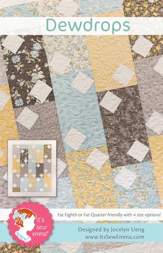 [ISE279] Dewdrops Quilt Pattern