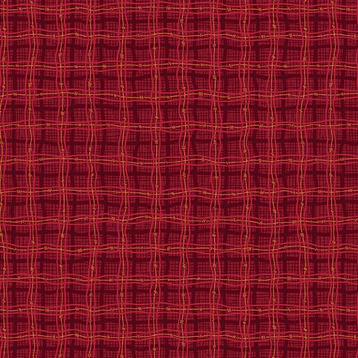 [1715410] Autumn Breeze Rambling Plaid Red