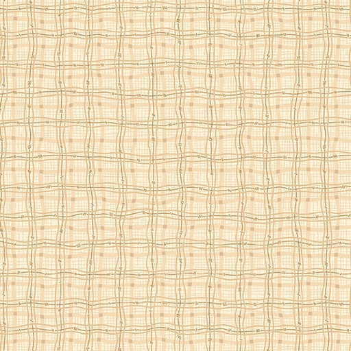 [1715407] Autumn Breeze Rambling Plaid Cream