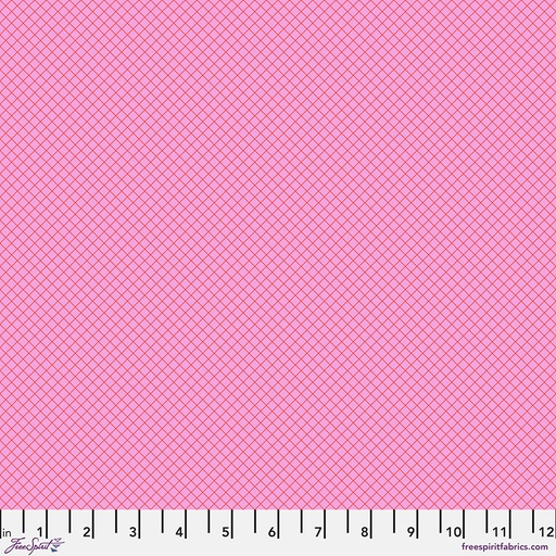 Tula Pink True Colors On the Grid Bubblegum