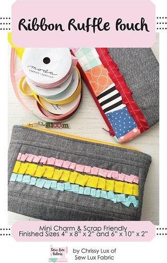 [SLF-2406] Ribbon Ruffle Pouch Pattern