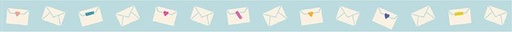 [RCH10816MM] Ribbon Envelopes in Sky 5/8"