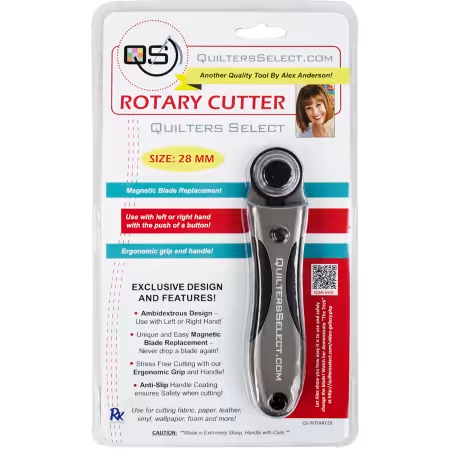 [QS-ROTARY28] Quilters Select 28mm Rotary Cutter