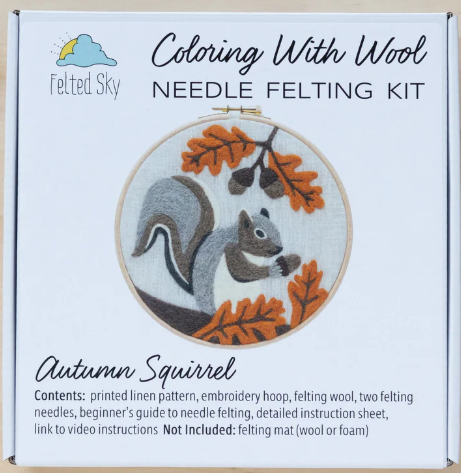 [FSKCAS] Autumn Squirrel Needle Felting Kit