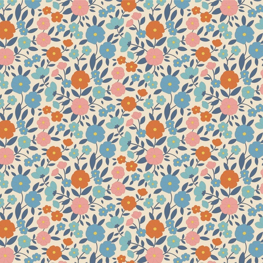 [100615] Tilda Wallflower Janice Blue