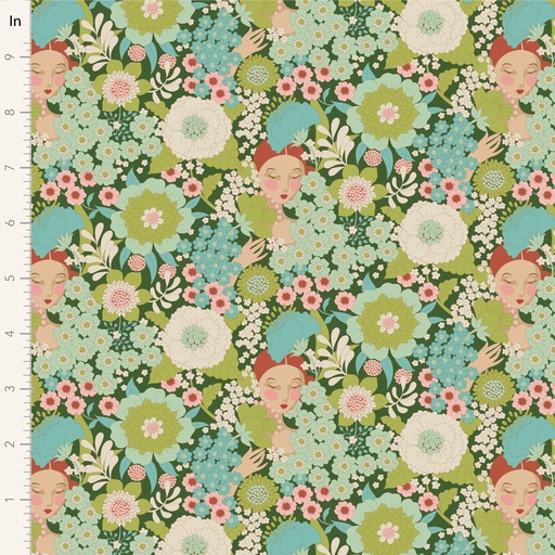[100605] Tilda Wallflower Green