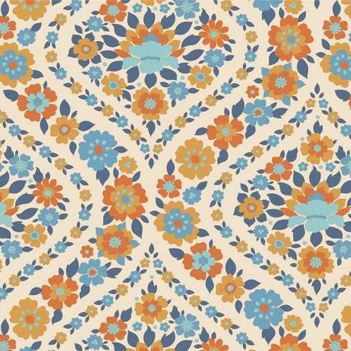 [100619] Tilda Wallflower Bianca Blue