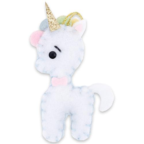 Felt Friends Unicorn Ornament