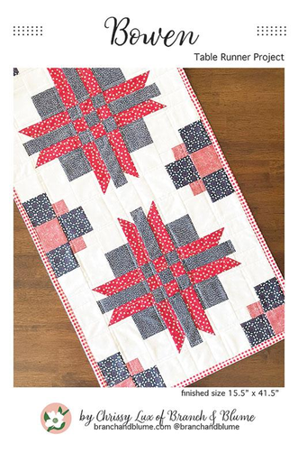 [BNB2412] Bowen Table Runner Pattern