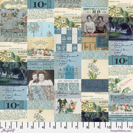 [PWTH280.BLUE] Blue Palette Blue Collage