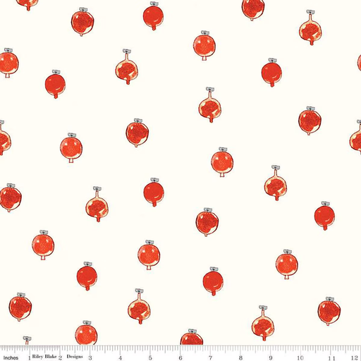 [C16288RED] Classic Christmas Ornaments Red