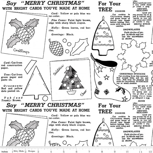 [C16290WHITE] Classic Christmas Handmade White