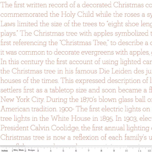 [C16291RED] Classic Christmas History of the Tree Red