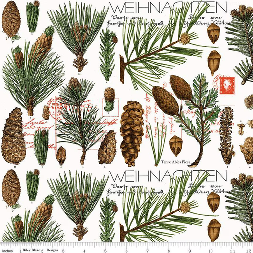 [CD16283] Classic Christmas Botanical Pines