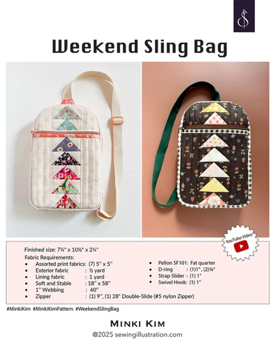 [SI-BP9] Weekend Sling Bag Pattern