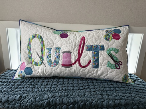 Many Pieces Quilt Pillow