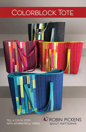 [RPQP-CT167] Colorblock Tote Pattern
