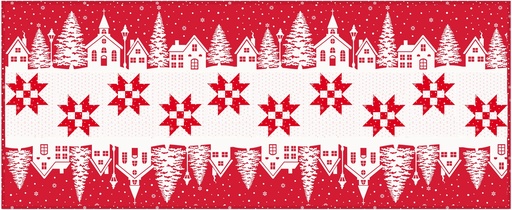Christmas Village Runner Kit in Red