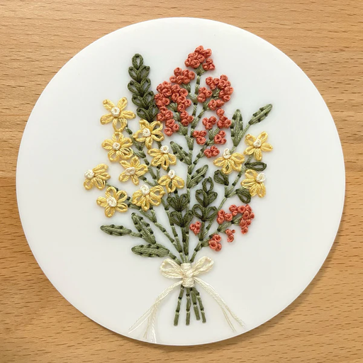 Daisy Bouquet Acrylic Embroidery Kit