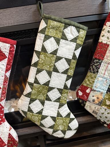 Merry Stockings Green