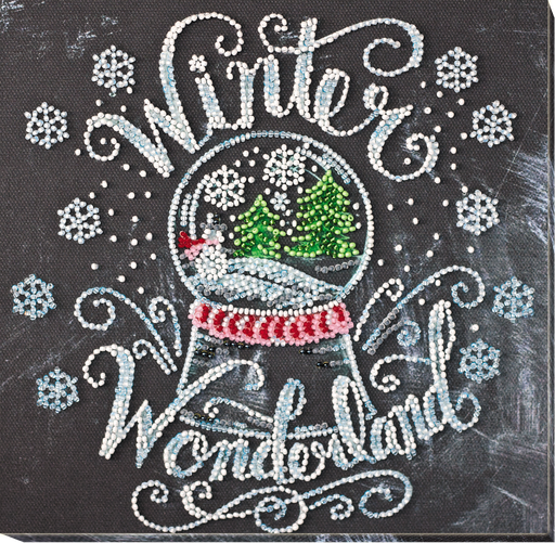 [AMB-047] Winter Wonderland Bead Embroidery Kit