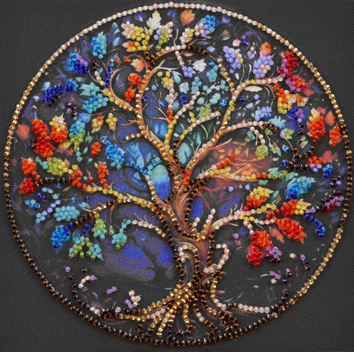 [AM-252] The Color of Life Bead Embroidery Kit