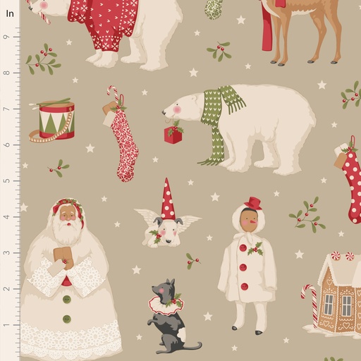 [100640] Tilda Merry Little Christmas Winterfriends Clay