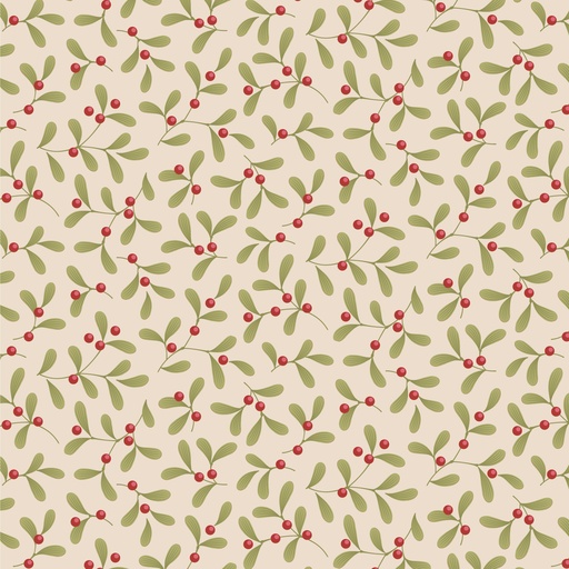 [100639] Tilda Merry Little Christmas Mistletoe Cream