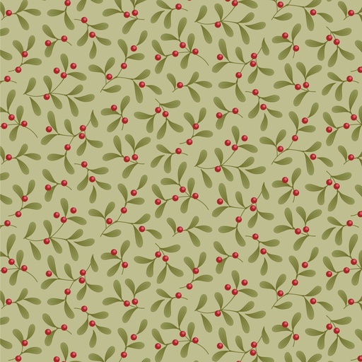 [100633] Tilda Merry Little Christmas Mistletoe Pistachio