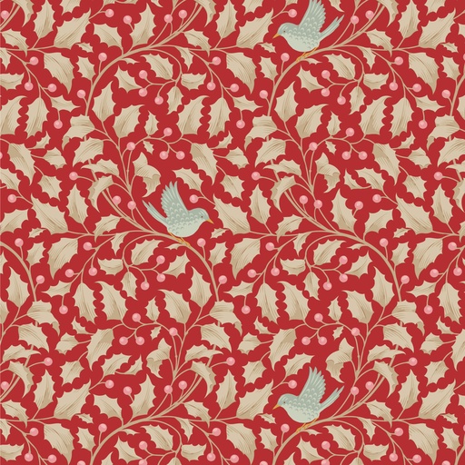 [100621] Tilda Merry Little Christmas Holly Red