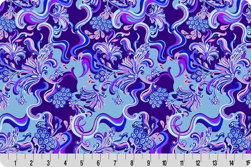 [SF44054] Quilting Cuddle Wanderlust Paisley  Blue
