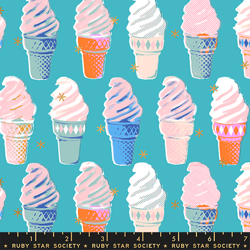 [RS0105 17M] Best Day Ever Ice Cream Dark Turquoise
