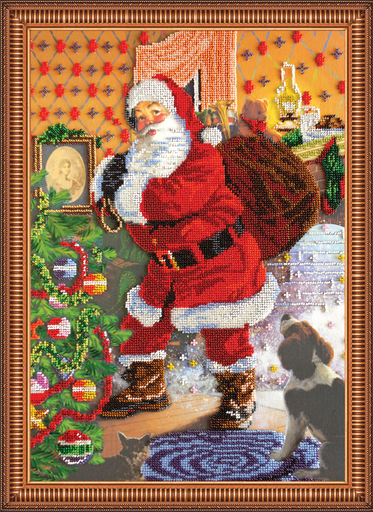 [AB-221] Christmas Eve Bead Embroidery Kit