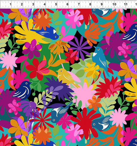 Flock Together Multi Birds & Flowers