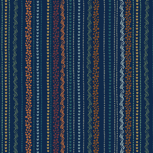 [17213-11] Blue Mill Wood Beams Navy