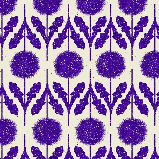 Wishflower Border Purple 16693 63