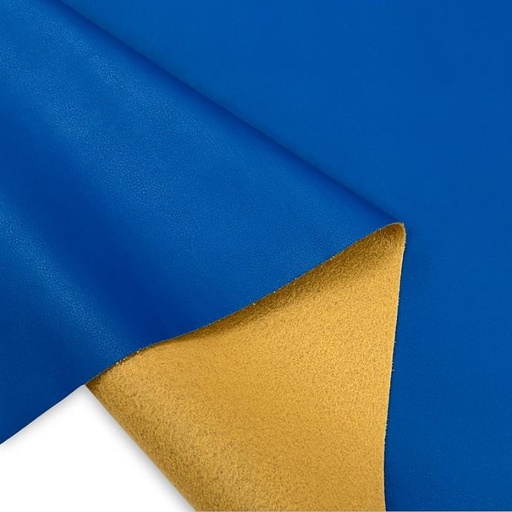 [SC7243] Faux Leather Bright Blue 18" x 54"