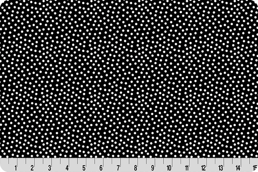 Quilting Cuddle Lots of Dots Black