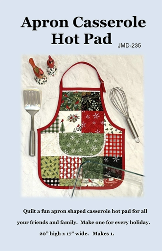 [JMD235] Apron Casserole Hot Pad Pattern