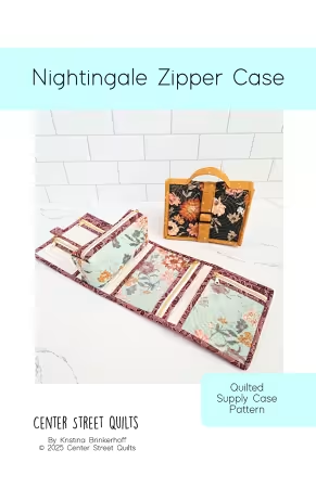 [CEN108] Nightingale Zipper Case Pattern