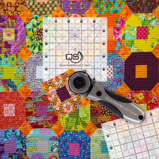 [QS-CRL5x5] Quilters Select Crystal 5" x 5" Ruler